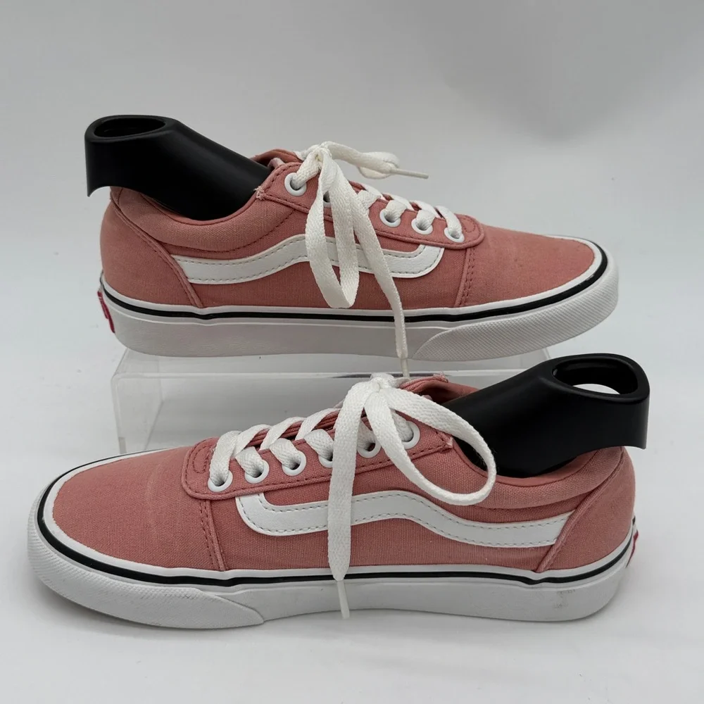 VANS Ward Canvas Shoes Women’s Size 6 Tropical Peach Sneakers Skate Low Tops - Picture 2 of 15